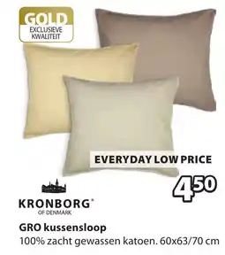 Jysk Kronborg GRO kussensloop aanbieding