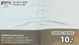 Jysk MONIKA flanellen molton aanbieding