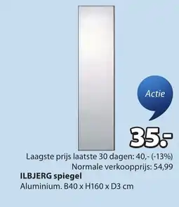 Jysk ILBJERG spiegel aanbieding