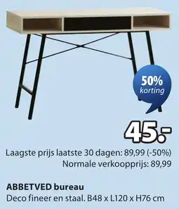 Jysk ABBETVED bureau aanbieding