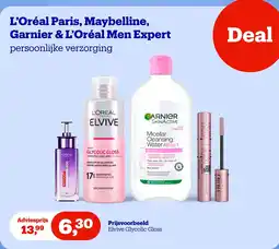 Bol.com L'Oréal Paris, Maybelline, Garnier & L'Oréal Men Expert persoonlijke verzorging aanbieding