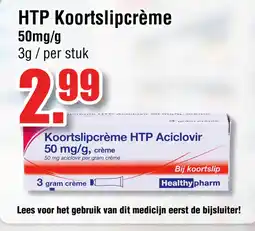 Ter Huurne Holland Markt HTP Koortslipcrème aanbieding