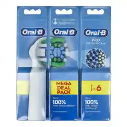 De Online Drogist Oral-B Opzetborstels Precision Clean 6ST aanbieding