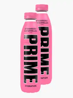 Flink Prime Strawberry watermelon 500ml 2x aanbieding