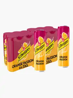 Flink Schweppes Orange Passion 6x33cl 2x aanbieding
