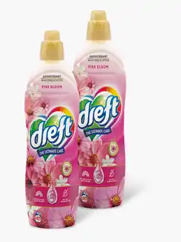 Flink Dreft Wasverzachter pink bloom 1L 2x aanbieding
