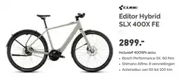Bike Totaal Cube Editor Hybrid SLX 400X FE aanbieding