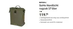 Bike Totaal Basil soho nordlicht rugzak aanbieding