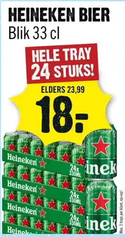 Dirck 3 Heineken Bier aanbieding