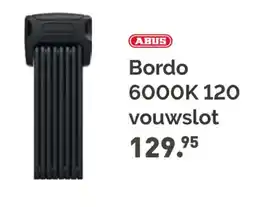 Bike Totaal Abus bardo 6000k 120 vouwslot aanbieding