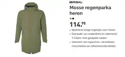 Bike Totaal Basil mosse regenparka heren aanbieding