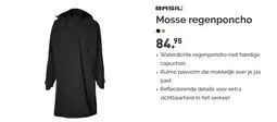 Bike Totaal Basil Mosse regenponcho aanbieding