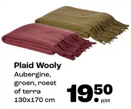 Kwantum Plaid Wooly aanbieding