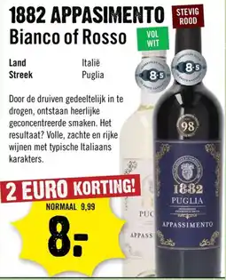 Dirck 3 1882 appassimento bianco of rosso vol aanbieding
