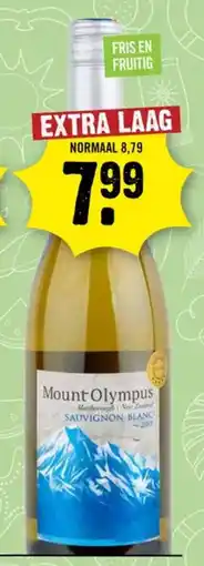 Dirck 3 Mount Olympus Sauvignon Blanc aanbieding