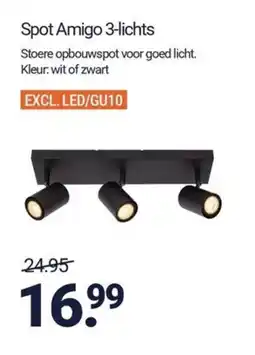 Inter Chalet Spot Amigo 3-lichts aanbieding