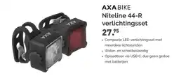 Bike Totaal AXA BIKE Niteline 44-R verlichtingsset aanbieding