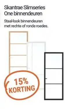 Inter Chalet Skantrae Slimseries One binnendeuren aanbieding