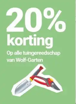 Inter Chalet Op alle tuingereedschap van wolf-garten aanbieding