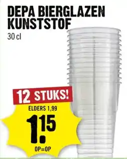 Dirck 3 Depa bierglazen kunststof aanbieding