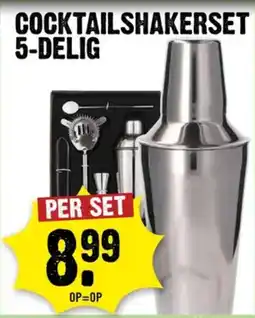 Dirck 3 Cocktailshakerset 5-delig aanbieding