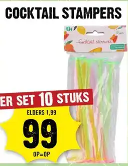 Dirck 3 Cocktail stampers aanbieding