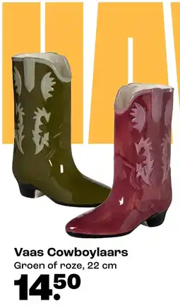 Kwantum Vaas Cowboylaars aanbieding