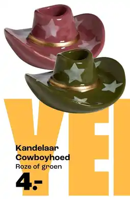 Kwantum Kandelaar Cowboyhoed aanbieding