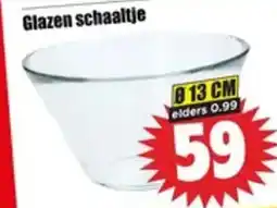 Dirck 3 Glazen schaaltje aanbieding