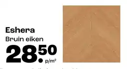 Kwantum Eshera Bruin eiken aanbieding