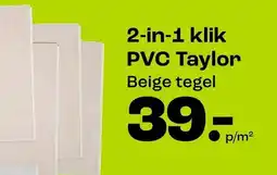Kwantum PVC Taylor aanbieding