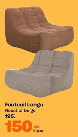 Kwantum Fauteuil Longa aanbieding