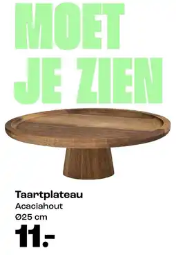 Kwantum Taartplateau Acacia aanbieding