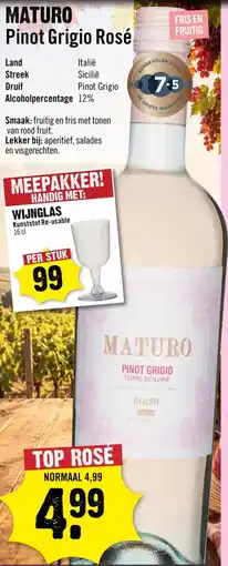 Dirck 3 Maturo Pinot Grigio Rosé aanbieding