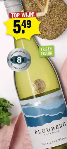 Dirck 3 Blouberg sauvignon blanc aanbieding