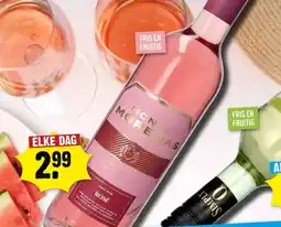 Dirck 3 monte morenas rosé aanbieding
