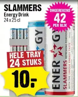 Dirck 3 slammers energy drink aanbieding