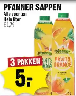 Dirck 3 Pfanner sappen aanbieding