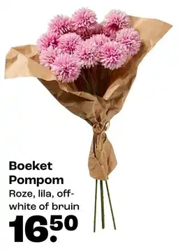 Kwantum Boeket Pompom aanbieding