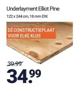 Inter Chalet Elliot Pine Underlayment aanbieding