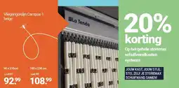 Inter Chalet La Tenda Vliegengordijn Campos 1 beige aanbieding