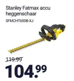 Inter Chalet Stanley Fatmax accu heggenschaar SFMCHT650B-XJ aanbieding