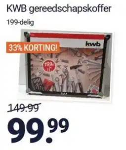 Inter Chalet kwb gereedschapskoffer aanbieding