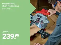 Inter Chalet Einhell Radiaal afkort-/verstekzaag TE-SM 10L Dual aanbieding