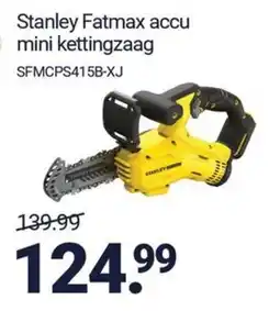 Inter Chalet Stanley Fatmax accu mini kettingzaag aanbieding