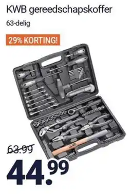 Inter Chalet KWB gereedschapskoffer aanbieding