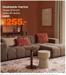 Kwantum Carino hoekbank aanbieding