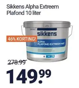 Inter Chalet Sikkens Alpha Extreem Plafond 10 liter aanbieding