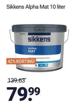 Inter Chalet sikkens alpha mat aanbieding