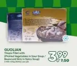 Amazing Oriëntal Guolian Tilapia Fillet with (Pickled Vegetables in Sour Soup / Beancurd Skin in Spicy Soup) aanbieding